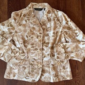 Eddie Bauer Floral Blazer Jacket